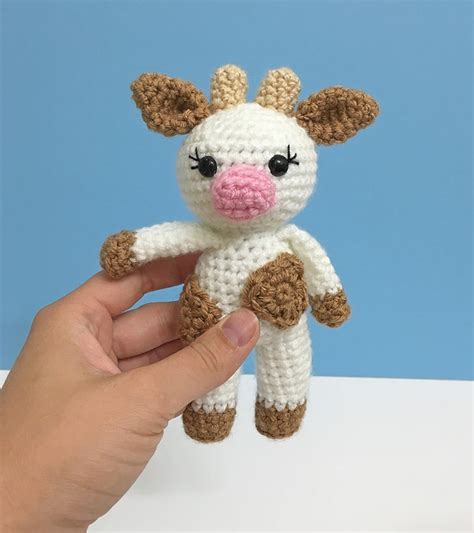 Maisy the Moo Mini Cow SWC Minis Farmyard Collection PDF Instant Download Amigurumi Crochet ...