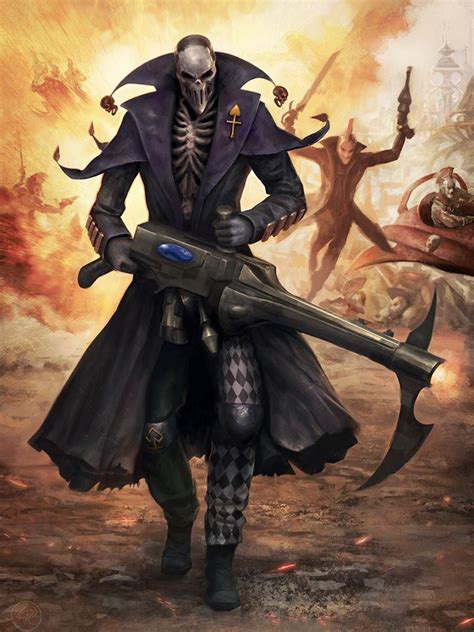 warhammer-fan-art: Death Jester Source: Codex:... - 40k Artwork