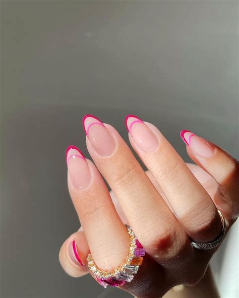 10 Double French Manicure Designs For Summer Nail Art Inspiration