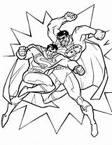 Superman Coloring Pages sketch template