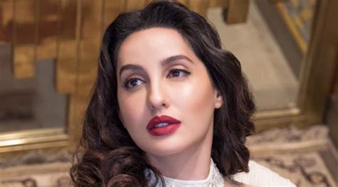 Nora Fatehi keeps it blingy in this Naeem Khan outfit; see pics | Fashion News - The Indian Express