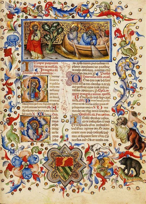 The Calling of Saints Peter and Andrew - MS. 34, F. 172A | Boek sculptuur, Geschiedenis ...