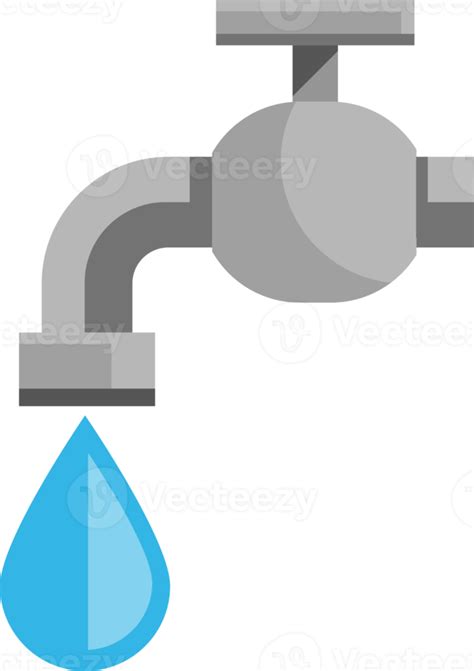 Faucet icon flat color 19023701 PNG