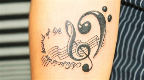 Music Tattoo Sketches