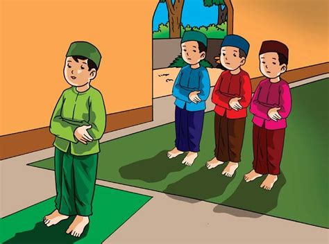 Detail Gambar Kartun Anak Sedang Sholat Koleksi Nomer 19