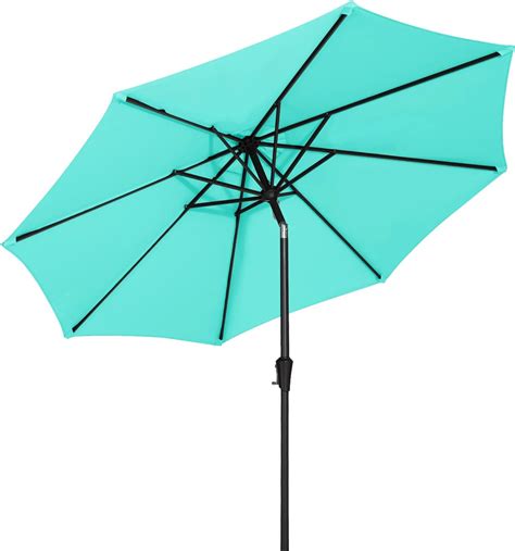 Amazon.com : MEWAY 10ft Patio Umbrella Large Outdoor Table Umbrella with Push Button Tilt ...