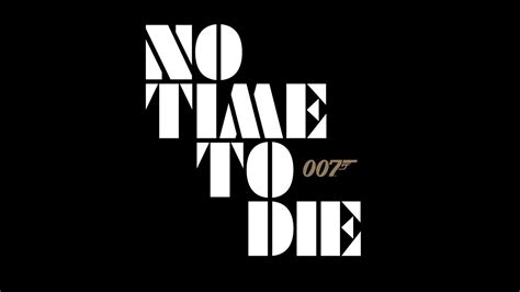 No Time To Die logo and teaser - Fonts In Use
