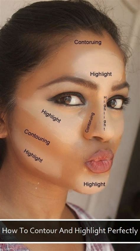 How To Contour And Highlight Perfectly | Lovable Cluster | Skin makeup ...