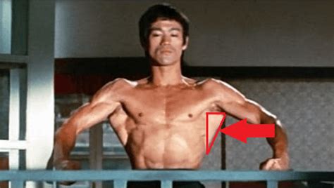 What exercise to get the "Bruce Lee" triangle muscle? Description and ...