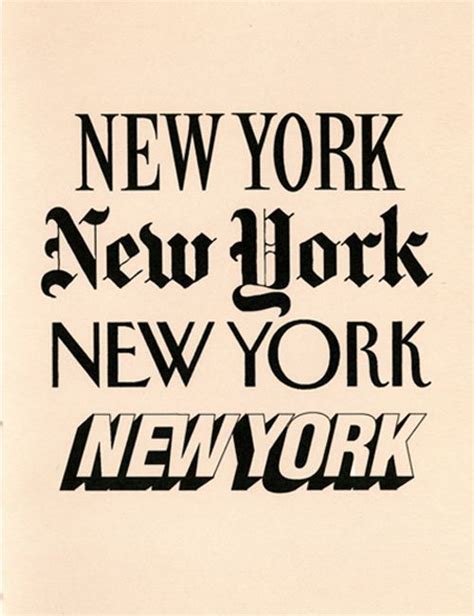 Fonts of New York | Empire state of mind, York, I love ny