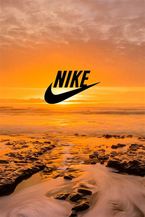 Nike Logo Wallpaper Orange