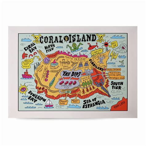 Coral Island Map | RedHouse Originals