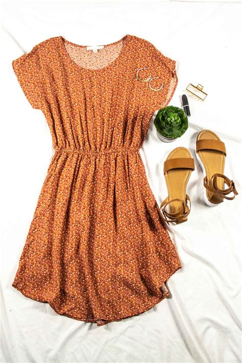 Rainy Day Dress in Orange | Fashion outfits, Fashion, Ladies dress design