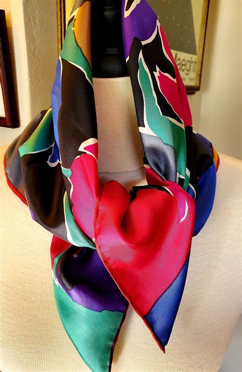 Liberty of London / Silk Scarf 26 Square / Made in - Etsy in 2022 | Classic scarf, Liberty of ...