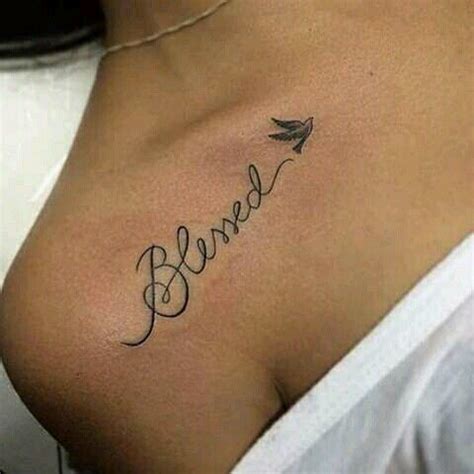 Blessed Chest Tattoos For Women - Best Tattoo Ideas