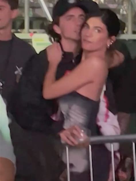 Kylie Jenner and Timothée Chalamet spotted kissing at Beyonce concert | news.com.au — Australia ...