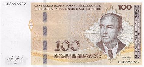 Bosnia and Herzegovina 100 Konvertible Marks - Foreign Currency