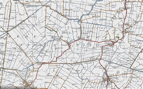 Old Maps of River Nene (old course), Cambridgeshire