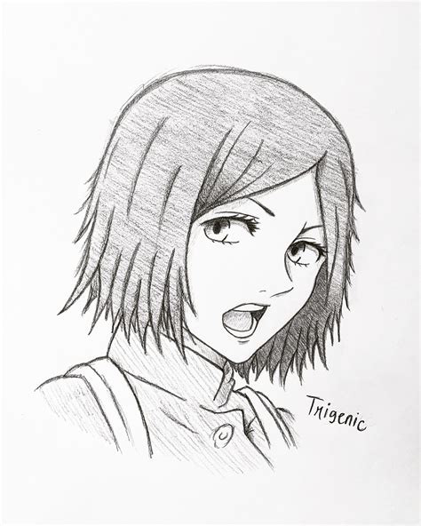 my sketch of Nobara (also my fav character so far) : r/JuJutsuKaisen