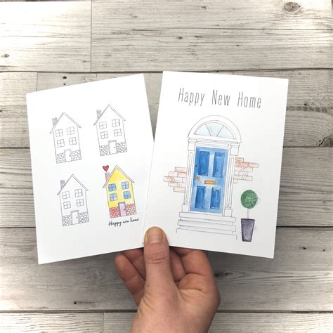 New Home Greeting Card. Happy New Home Card. House Warming - Etsy