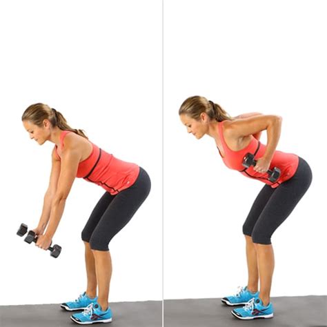 Dumbbell Row | Bikini-Body Exercises | POPSUGAR Fitness Photo 3