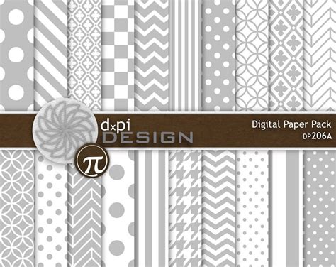 HEATHER GRAY Digital Paper Printable Background Designs - Etsy