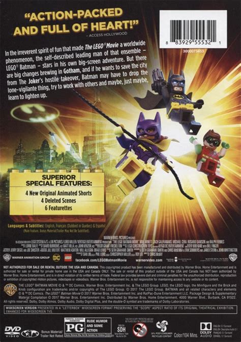 LEGO: Batman Movie, The: Special Edition (DVD 2017) | DVD Empire