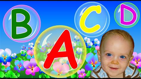ABC Bubbles for Kids Learn ALPHABET . ABC Song with Popping Color Bubbles Show - YouTube