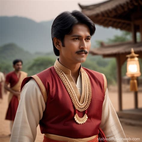 gojo satoru in indian traditional dress Prompts | Stable Diffusion Online