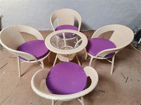 Green Line Outdoor Indoor Patio Furniture Sets Rattan Chair Patio Set Conversation Set Poolside ...