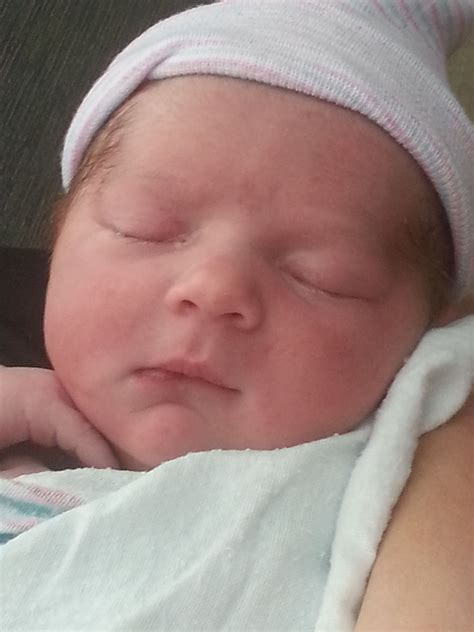 My new granddaughter. Love that face!