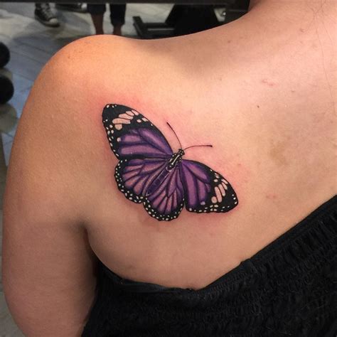 Top 61 Best Purple Butterfly Tattoo Ideas – [2020 Inspiration Guide] - MENS FASHION WEB