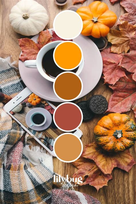 Fall color palette by lilybug design – Artofit