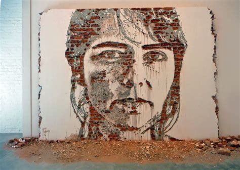 portuguese-born, london-based artist alexandre farto (vhils) creates ...