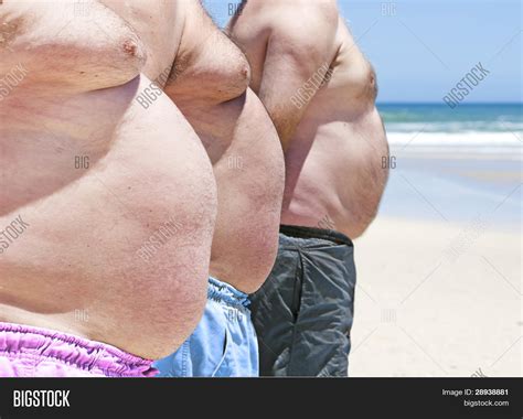 Close Three Obese Fat Image & Photo (Free Trial) | Bigstock