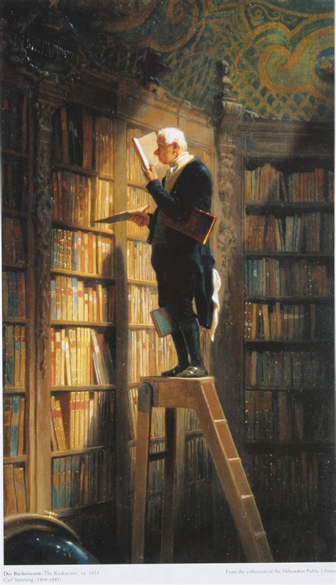 Milwaukee Public Library may sell famous 'Bookworm' painting by Carl Spitzweg - BOO! Milwaukee ...