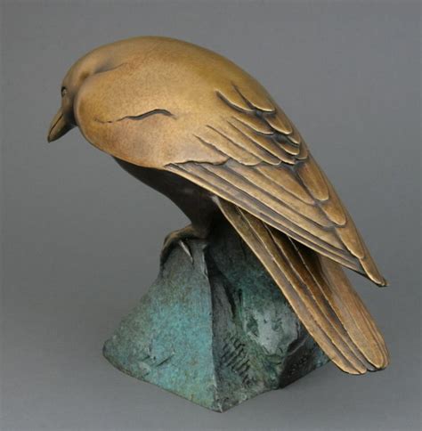 Sculptures by Northwest Artist, Georgia Gerber | Crow art, Bird sculpture, Bird art