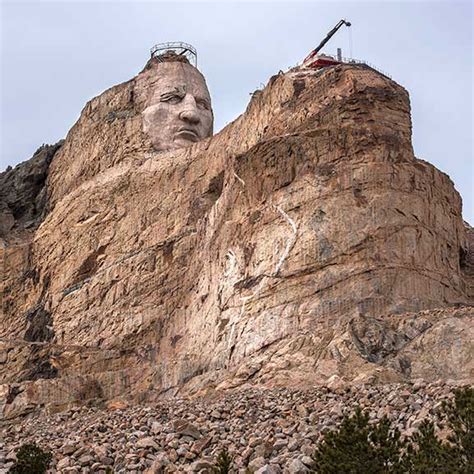 Crazy Horse Carving In South Dakota - Crazy Loe