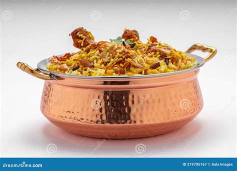 Chicken Biryani Spicy Indian Malabar Biryani Hyderabadi Biryani Stock ...