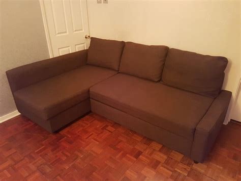 IKEA SOFA BED FRIHETEN Corner sofa-bed with storage Skiftebo brown | in Sutton Coldfield, West ...