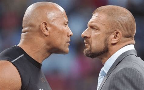 WWE Nixed WrestleMania Match For The Rock vs Triple H