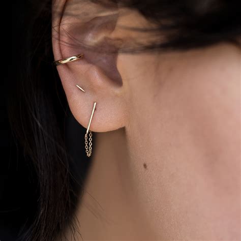 Catbird, Ballerina Earring, Yellow Gold