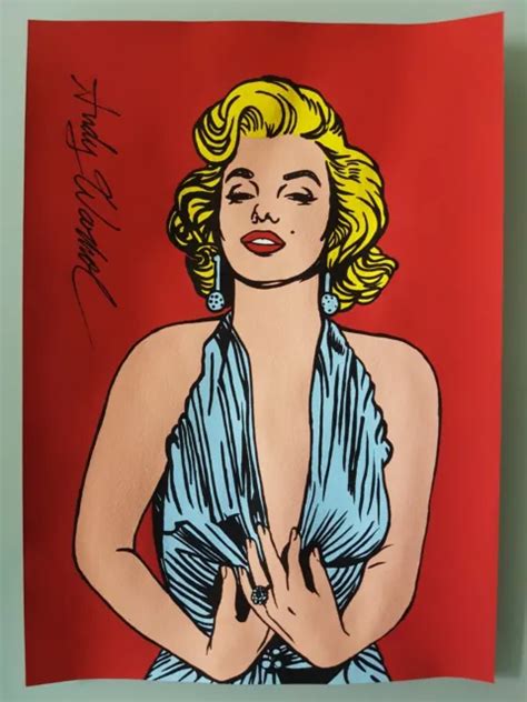 ANDY WARHOL HAND Signed. 'Marilyn Monroe'. Watercolor On Paper. Pop Art $30.00 - PicClick