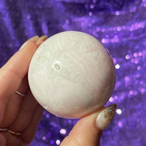 Sage Goddess Gemstone Sale: Mangano Calcite Sphere