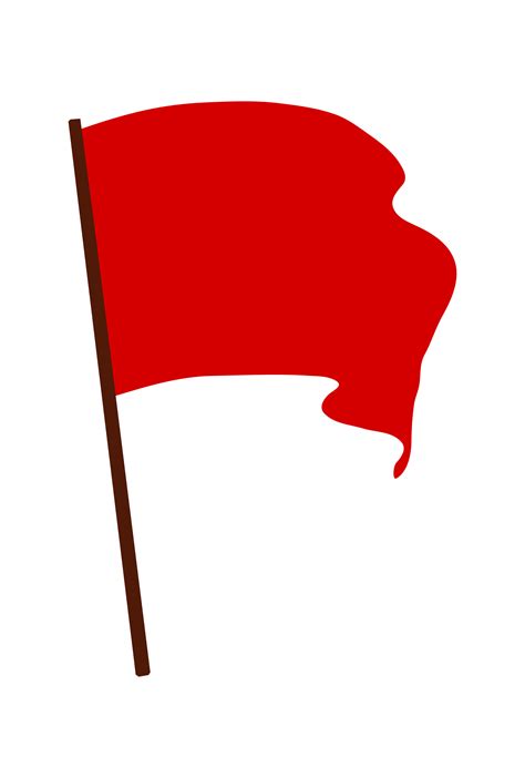 Clipart - Waving Red Flag - ClipArt Best - ClipArt Best