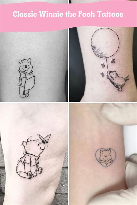 83+ Small Winnie the Pooh Tattoo Ideas - TattooGlee Bunny Tattoos, Bear ...