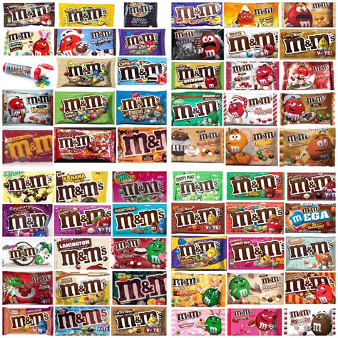 Every M&M's flavor ever made : r/coolguides