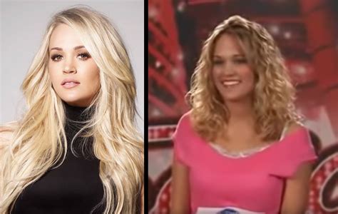 Carrie Underwood American Idol Audition Vs Now