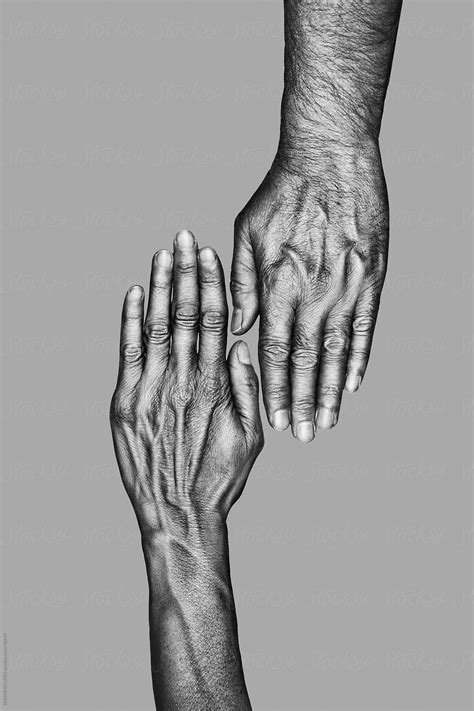 «Hands Of A Old Man And Woman. Black And White» del colaborador de Stocksy «BONNINSTUDIO » - Stocksy