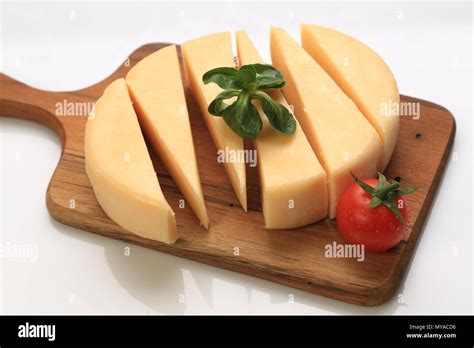 Different types of cheese slices Stock Photo - Alamy